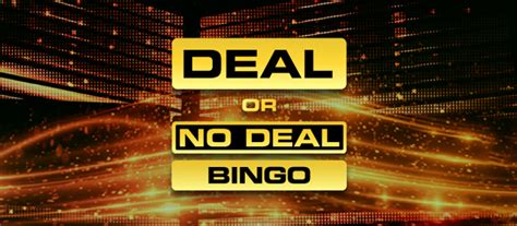 Deal Or No Deal Bingo Games .